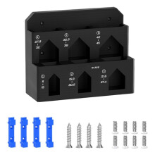 Wall‑Mount Woodworking Clamp Storage Rack