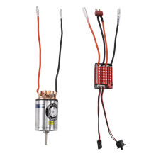 550 11T Waterproof Brushed Motor 320A High Voltage ESC T Plug Set for 1/10 RC Crawler SCX10 D90 Axial