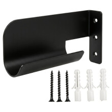 1set Wall-Mounted Chainsaw Holder - Garage Storage, Space-Saving Organizer for Garden Powers Tool Black