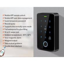 Support Tuya APP Fingerprint Access Control Keyboard RFID Keyboard 125Khz13.56MHz Intelligent Control