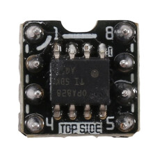 OPA828 Third Gen Super Single Opamp Single to Dual Op Amp Module Low Noise HiFi Audio Op Amp DIP8 Adapter