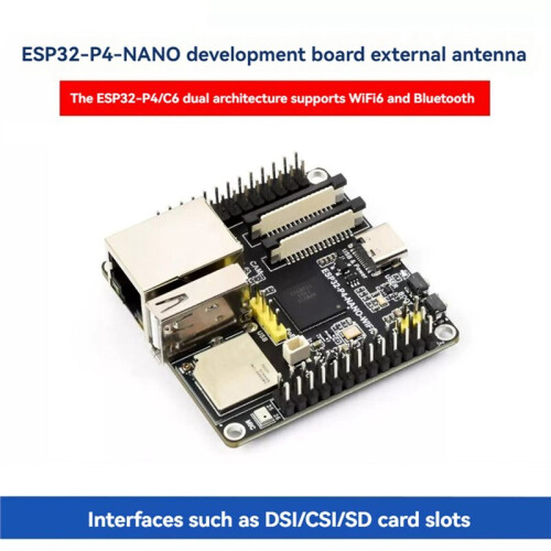 Placa de Desenvolvimento ESP32-P4--WIFI6-DB com Tela  de 10,1 Polegadas ESP32-P4NRW32X ESP32-P4/C6 WiFi6/BLE5 1