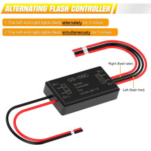 2Pcs Flash Strobe Controller 12V 24V GS-100C Auto Car Flasher Module for Tail Side Clearance Top LED Lights