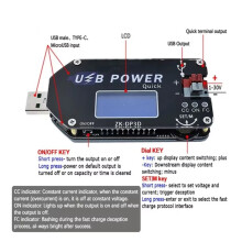 ZK-DP3D CNC USB TYEPE-C   Converter CC CV 1-30V 2A 15W Power Module Adjustable Regulated Power Supply QC2.0 3.0 AFC