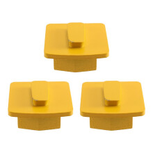3Pcs Concrete Floor Polishing Tools Double Segment Diamond Grinding Blocks for Cement Surface and Stone Floor