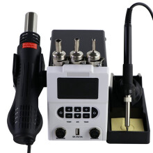 878D Soldering Station 600W Digital Hot Air Blower Heat Tool Welding Solder Iron Desoldering Rework Station Tool EU Plug