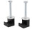 1set Universal Mounting Kit for Trucks, Pickups, SUVs, , and Trailers,J-Hook Rail Clamp,Hook Clamp Black 1