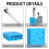 Adjustable Hanging Toilet Tank Cleaning Tablet Holder - Home Bathroom Accessory 2