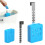 Adjustable Hanging Toilet Tank Cleaning Tablet Holder - Home Bathroom Accessory 3