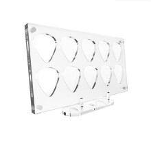 Guitar Pick Holder Display Case, Clear Acrylic Magnetic Picks Organizer with Stand Desktop Guitar Accessories