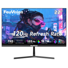 FeuVision 22 Inch Monitor 120Hz, FHD 1080p Computer Monitor, 99% sRGB