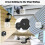 2pcs Wall Panel Mounting Blocks - Hexagonal Fasteners for Secure & Easy Drywall Installation, Model 130110006001 6