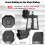 2pcs Wall Panel Mounting Blocks - Hexagonal Fasteners for Secure & Easy Drywall Installation, Model 130110006001 3