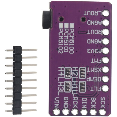 3Pcs PCM5102 I2S IIS Lossless Digital Audio DAC Decoder Module Stereo DAC Digital-to-Analog Converter Voice Module 1