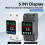 Din Rail Adjustable over/Under Voltage Protection Device 63A 220V V/A/KWH/Hz/Power 5in1 Voltage Protector Relay B 3