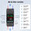 Din Rail Adjustable over/Under Voltage Protection Device 63A 220V V/A/KWH/Hz/Power 5in1 Voltage Protector Relay B 6