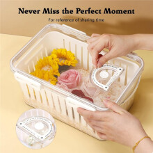 10L Large Gel Flower Drying Container, Preserve Wedding Bouquets, Funeral Flowers. for DIY Dried Flower Crafts