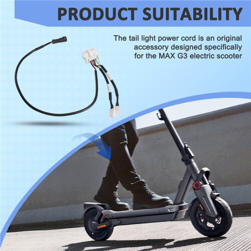 Battery Tail Light Cable for  MAX G3 Electric Scooter Taillight Controller Connecting Cable Parts 1