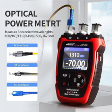 Noyafa NF-919 Optisches Leistungsmessgerät mit Lichtquelle, 6 Wellenlängen, Vfl Ref Sl, Visueller Fehlerorter, Lichtdämpfungsmessung