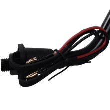 1 Par Universella 10 mm Motorcykelbackspeglar LED-Blinkersspeglar Skoterindikator Motorcykel Sidospegel Röd
