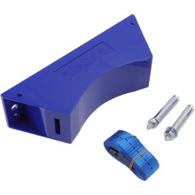 2 Stück Wandhalterung für Gasflaschen (Blau), Stickstoffflaschenhalter mit Schrauben und Sicherheitskette