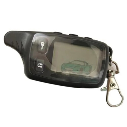 4 33.92MHZ Tw9010 LCD Remote Control Keychain for Tomahawk Way Car Alarm System Russian Tomahawk TW-9010 2
