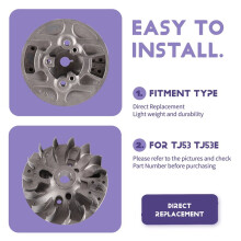 Lawn Mower Flywheel for TJ53 TJ53E Magneto Flywheel Trimmer Brush Cutter Replacement Parts