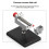 Slide Rail Precision Stainless Steel Clamps Bench Vise 45 Adjustable Model Making Tools for Modeling Bench 5