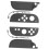 Left and Right Controllers Shell Decorative Strips for  2 Replacement 4