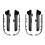 Left and Right Controllers Shell Decorative Strips for  2 Replacement 6
