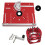 Kit de Levage de Défonceuse en Aluminium avec Plaque D'Insertion pour Table - Système de Défonceuse Réglable pour Tables de Défonceuse (Rouge) 2