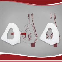 4 Fodere per Maschera CPAP Facciale Completa - Riduce Le Perdite D'Aria Rumorose e Le Dolorose Vesciche - Forniture e Accessori CPAP