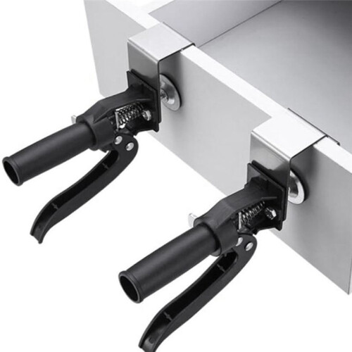 2Pcs Drawer Front Installation Clamps, Quick-Release Cabinet Drawer Panel U Clamp Woodworking Installation Tool