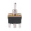 AC 250V/10A 125V/15A DPDT 3 Position /OFF/ 6 Pins Toggle  Black+Silver 9