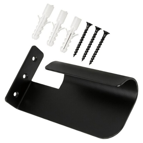 1set Wall-Mounted Chainsaw Holder - Garage Storage, Space-Saving Organizer for Garden Powers Tool Black 1