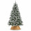 Artificial Flocked Christmas Tree with Metal Stand - 7ft 1