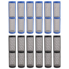 Filtro Coletor de Pulverizador de Tinta Mal Ventilado 12 Unidades 390 395 490 495 595 Filtro Coletor de Bomba 246384 60Mesh e 246382 100Mesh