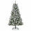 Artificial Flocked Christmas Tree with Metal Stand - 6ft 1