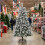 Artificial Flocked Christmas Tree with Metal Stand - 6ft 5