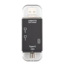 OTG TF Type C Micro- Card Reader Type C to Usb Otg Adapter 6 In1 USB 2.0 TF Card USB Flash Drive Card Reader B