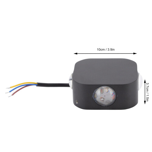Wandlampe LED Doppelkopf 4-seitig Außen 2