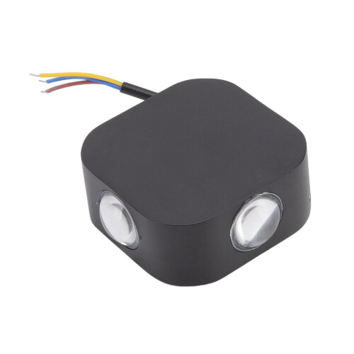 4-seitig LED Wandleuchte Außen Doppelkopf 2