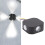 LED Wandleuchte Doppelkopf 4-seitig Weiß 8