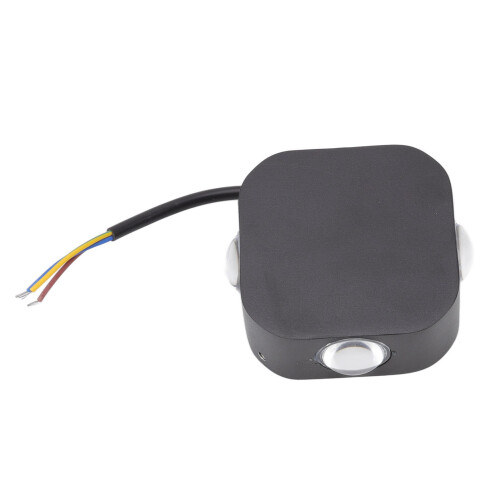 Wandlampe LED Doppelkopf 4-seitig Außen 1