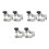 Drawer Front Installation Clamps, 6PCS Stainless Steel Cabinet Installation Clamps Tools for Drawer Front Panel 2
