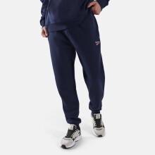 (, ) Reebok ID 2-Colour Logo Cuffed Joggers Cotton Men's Blue Joggers