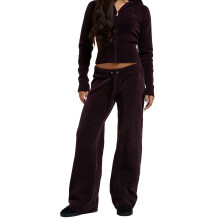 (, ) Juicy Couture Jama Knit Pant Women's Wine Joggers