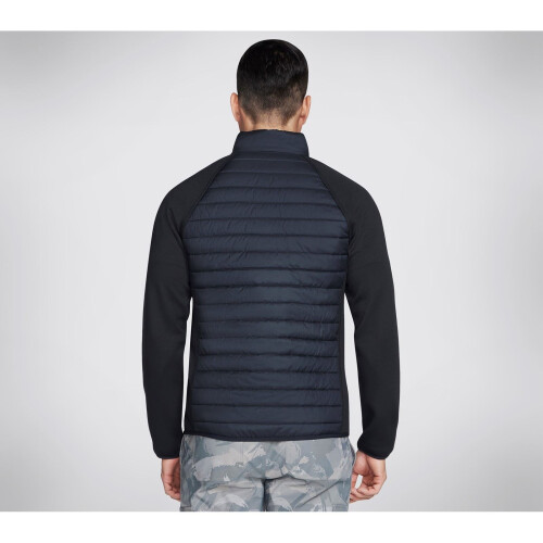 Skechers (, ) Skechers Go Shield Hybrid Jacket 2.0 Men's Black Jacket 1