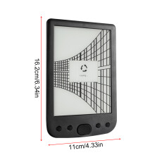 Portabler E-Reader 6 Zoll E-Ink, 4G, mit