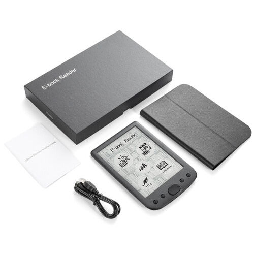 Portabler E-Reader 6 Zoll E-Ink, 4G, mit 2